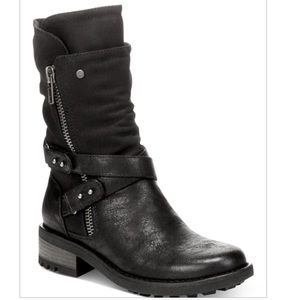 Carlos Santana Sawyer Moto Boots 8 Black